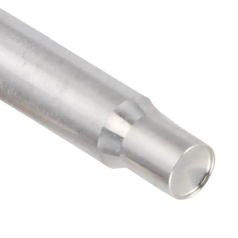 Close-up of stainless steel round end of 9mm Double Sided Rivet Punch For Leather Craft Dope Stainless Steel Round Hole Punch Die Tool