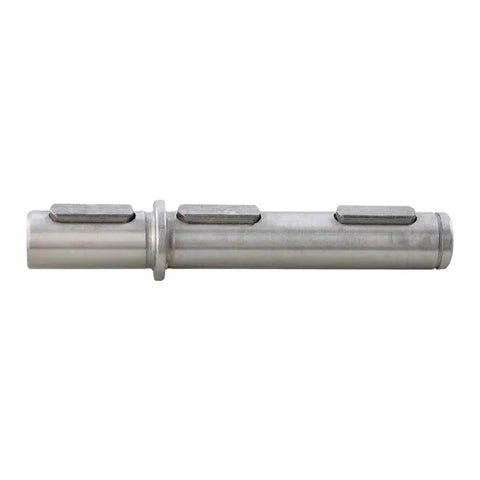 Single Output Shaft For NMRV30 Worm Gear Speed Reducer With 14mm Diameter 5mm Keyway M6 Screw Holes On End RV30-AS Compatible Keyed Output Shaft