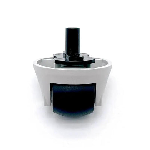 Omni Directional Front Caster Wheel Accessory For Roborock Qrevo Curv Series Qrevo Edge Saros 10R Grey with PVC and metal build