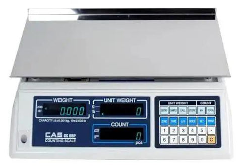SC Series Precision Counting Scale With 50 Pound Capacity And 0.01 Pound Readability, Built In Count Comparator, 1000 Item Memory