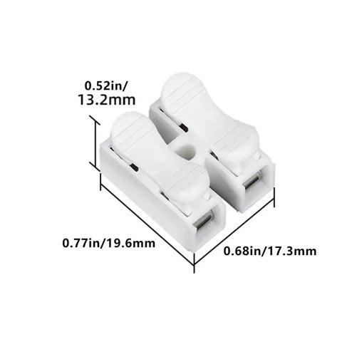 High Conductivity Quick Connect Terminal Block No Tools Needed For Instant Cable Wiring Heat Resistant Spring Clamp Terminal