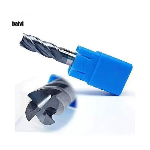 Pro Grade Five Piece Half Inch Carbide Square End Mill Set With AlTiN Coating For Alloy And Hardened Steels Four Flute End Mills HRC 45 High Hardness