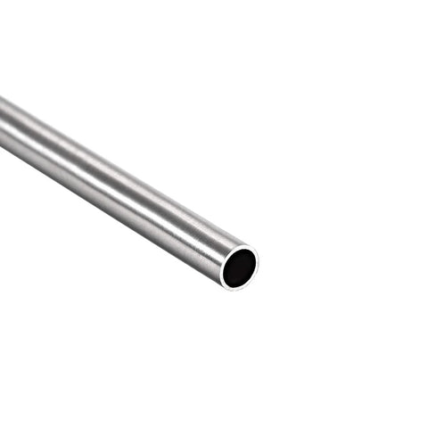 uxcell 304 stainless steel round tubing, 5mm OD, 0.4mm wall, 250mm length, seamless pipe