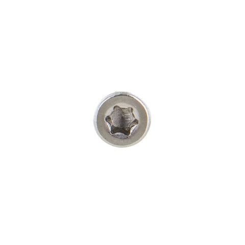 Top view of 316 Stainless Marine Grade Trim Head Deck Screws No 8 Two And A Half Inch, 350 Pack For Decks Docks Jetties Fences And Walkways