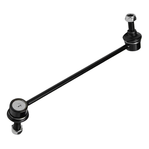 DIY Ready Front Wheel Bearing Hub Kit For Chevy Malibu Buick LaCrosse Regal Sportback And TourX Includes 2 Front Wheel Bearing Hubs And 2 Sway Bar End Links Premium, shown is a black sway bar end link.