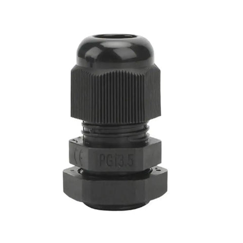 Long Thread PG13.5 Plastic Cable Gland Nylon 10 Pack With Gaskets Weatherproof IP68 To 5 Bar 6mm To 12mm Cord Grip