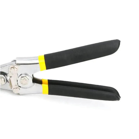 Close-up of 75mm Curved Sheet Bending Pliers For Metal Seaming And Edge Forming, showcasing durable steel construction and ergonomic grip