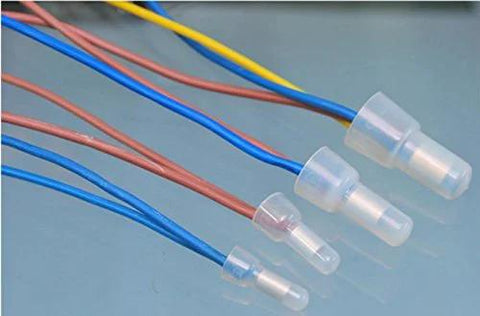 1000Pcs CE2 Closed End Wire Crimp Connectors Protective Cap Nylon Crimp Cap With Tin Plated Copper Ferrule Terminal Built Tough