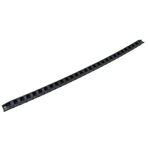 Nylon Cable Drag Chain For 3D Printers And CNC Machines 18x25mm Open Wire Carrier Bridge Type, 1m length, flexible cable protection.