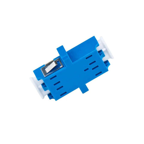 Personal computer module in blue with metal latch and white end caps