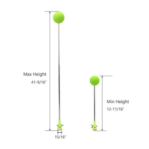 Upgraded Trailer Alignment Kit With Magnetic Hitch Line Up For Quick Easy No Fuss Hitching Telescoping Rod Extends To 42 Inches Chrome Plated Finish Resists Rust Magnetic Base And Adjustable Alignment System For Trailers shown extended and collapsed