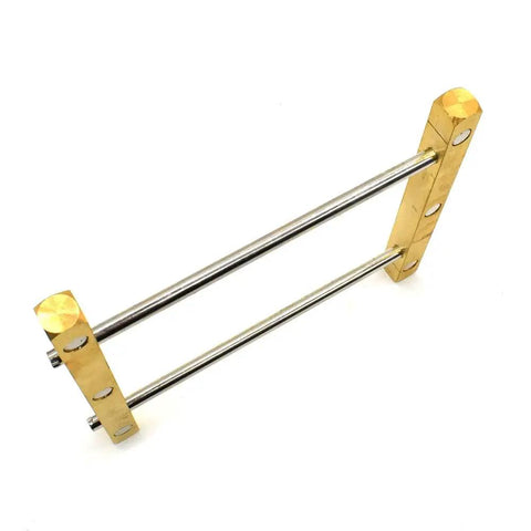 Jointer Knife Setting Jig Pro Grade With Solid Brass Bars And Polished Steel Rods Strong Magnets Hold Blades In Place