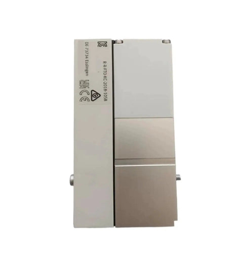 Front view of ZGHQHCDRH electric proportional valve, VPPM-6TA-L-1-F-0L2H-S1, gray enclosure with metal base