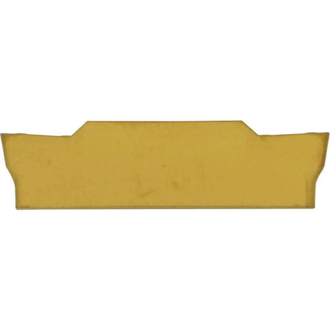 MGMN300M 3mm Tin Coated Carbide Grooving Insert For CNC Turning Lathe, pro grade indexable cutter for steel, side view.