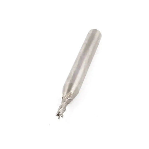 End Mill Cutter 2.5mm Cutting Diameter 6mm Shank 4 Flute HSS-AL Straight Shank CNC Router Bit For Pros And DIYers 52mm Overall Length 8mm Cutting Depth
