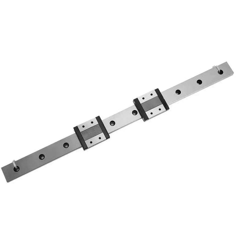 LMLF24B-400-2R Miniature Linear Guide Rail with 2pcs 24mm Width Slide Blocks for precision motion systems