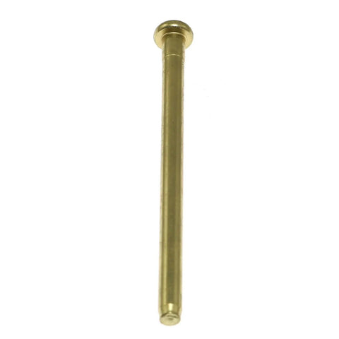 4 Pack 3.5 Inch Door Hinge Pins For Wood Interior Doors Self Closing Replacement Pins For Kitchen And Garage Built To Last Rounded Corner Hinges Durable Stainless Steel With Gold Finish Fits Most Standard Hinges, single pin image