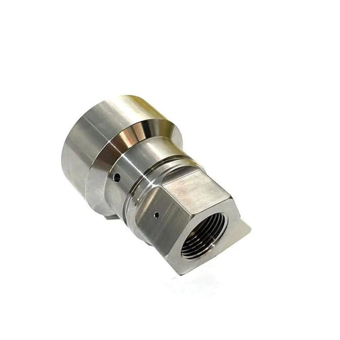 Front view of Water Jet Seal AT01384 HD HHP Cylinder And Lens Ring For 100000 PSI Water Jet Cutting Machine Intensifier Pump Spare Parts