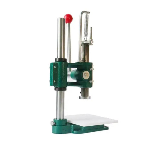 Handheld Leather Hole Punch And Stamping Press For DIY Crafting Adjustable 1.5 To 13 mm Chuck And 4.4 Cm Press Plate