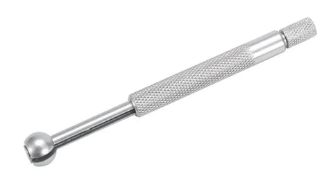 Durable Inside Bore Gage Set For Extra Long Reach In Deep And Shallow Holes And Slots With Full Ball, satin hardened finish tool
