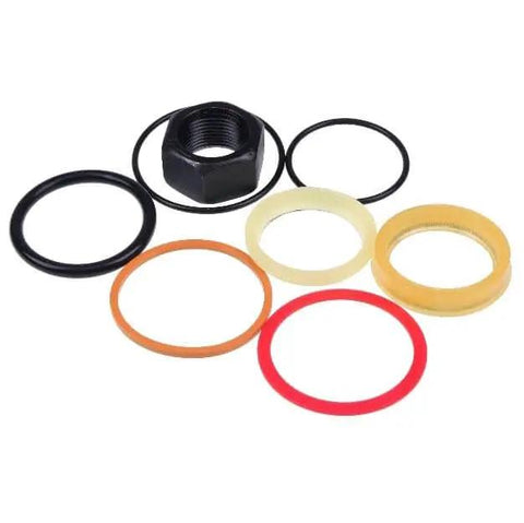 Heavy Duty Cylinder Seal Kit 7135558 6803325 Compatible With Bobcat Loaders 753 763 773 7753 And Excavators 220 320 322 323 Rod One And A Half Inch Bore Two And A Quarter Inch Seals For Reliable Hydraulic Performance