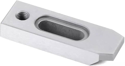 Single piece of Pro Grade Stainless Wire EDM Jig Holder Set showing stainless construction with M8x1.25 threading.