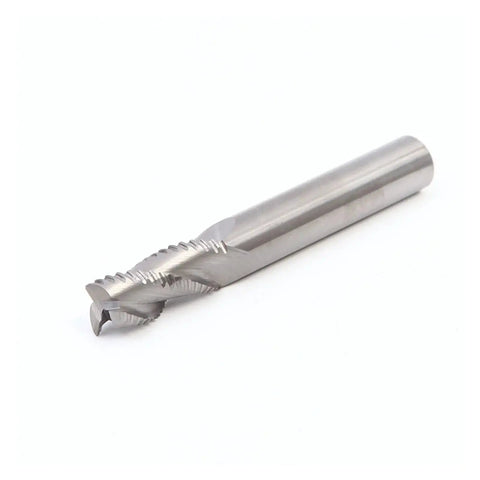 Woodworking Roughing End Mill 50 Degree Aluminum Cutter 3 Flute Carbide Milling Tool D10x75 For Solid Wood MDF Laminate Plywood Acrylic