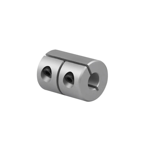6mm To 6.35mm Aluminum Rigid Shaft Coupling With Set Screw Clamp, 20mm Diameter, 25mm Length