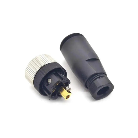 M12 5 Pin Female Connector A Coding Industrial Circular Field Wireable Sensor IP67 Unshielded Straight Type Adapter