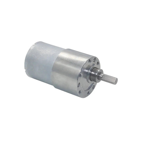 Built Tough All Metal Planetary Gear Motor With 37mm Gearbox 12V 24V DC Reduction Drive D Type Reducer 76 RPM JGB37-3530