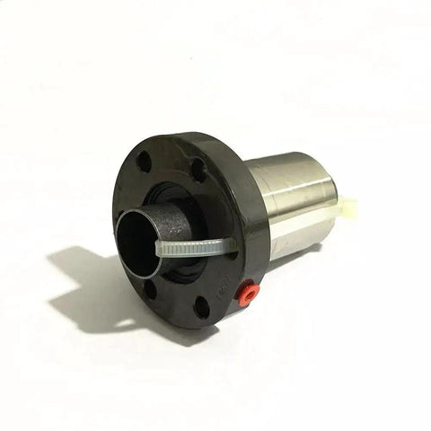Side view of Waterjet Cutting Machine Ball Screw R151324013 for waterjet cutting table platform replacement part.