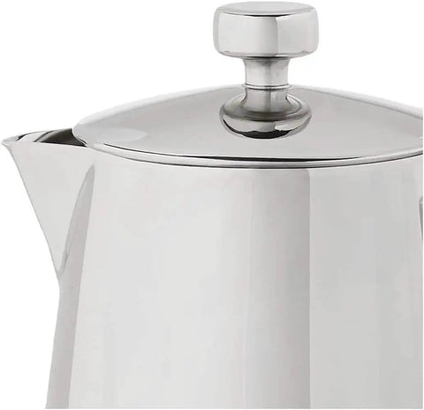 Stainless Steel Stovetop Espresso Maker For 6 Cups Easy To Clean Moka Pot With Heat Resistant Non Reactive Design Barista Grade Brew Durable Italian Style Coffee Percolator For Rich Bold Brew