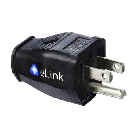 eLink EMF Neutralizer whole-house plug protector, black plastic 3-prong plug, by Amazon