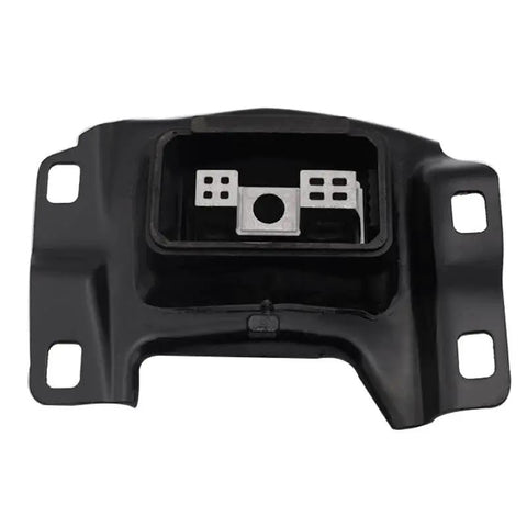 Close-up view of black engine mount, part of the Engine And Transmission Mount Kit For Escape 2013 2019 2.0L Turbo And 2013 2019 2.5L Engines Plus 2014 2022 Transit Connect 2.5L OE Replacement Set Of Three For Vibration Reduction And Reliable Drivetrain Support.