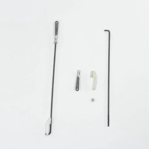 Metal Clevis Kit For RC Airplanes With Connecting Rod Pushrod And Swing Keeper, DIY Fixed Wing Parts Set For Model Planes