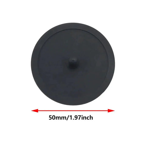 Top view of Two Pack 50mm Silicone Backflush Gasket For Espresso Machines Blind Backflush Seal Food Grade Rubber