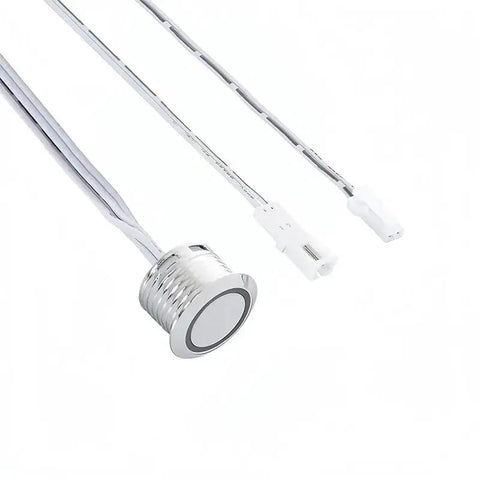 Hidden Touch Dimmer Switch For 12V 24V LED Strips Stepless Brightness Controller With LED Indicator Metallic Panel