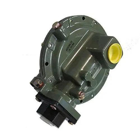 Second Stage Propane LP Regulator For Gas Lines With 11 Inch Water Column Output One Half Inch Inlet And Three Quarter Inch Backmount
