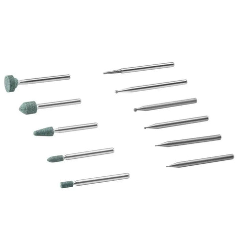 Versatile 11 Piece Carving And Engraving Micro Accessory Kit For Dremel Rotary Tools with engraving bits and diamond wheel points