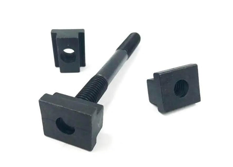 58 Piece Milling Machine Clamping Kit Built Tough With 7/16 Inch T Slot, 3/8-16 Studs, Forged Alloy Steel Step Blocks