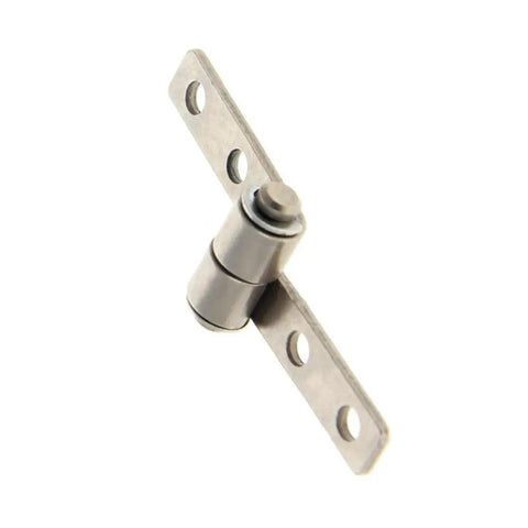 0.1Nm Iron Nickel Plated Torque Type Friction Positioning Hinge Left Silver Tone 2 Pack Bettomshin Cabinet Door Hinges For Light Duty 48 By 18 By 1.5 Mm 4 Mounting Holes