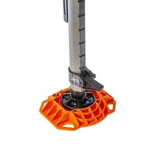 Beefy Heavy Duty Jack Base For Off Road Jacks, 15,400 Lb Load Capacity, Low Profile HDPE Construction, Non Slip Textured Bottom