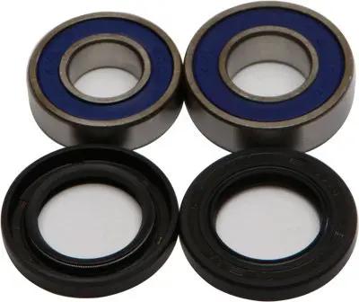 Front wheel seal kit with 4 bearings for Polaris Sportsman 90 2001-2003, includes 4 seals; sealed ball bearing hub repair set