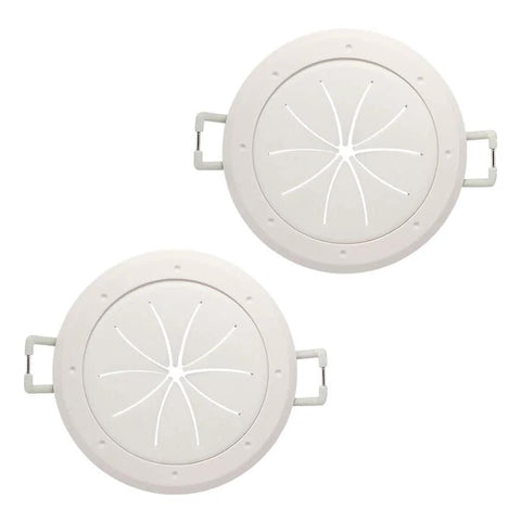 Construct Pro Speedy’Z 2-inch cable pass-through port, white, pair