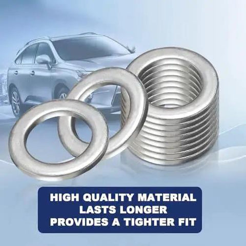 20 Pack Aluminum Drain Plug Washers For Honda Transmission Fluid And Rear Differential Replacement 18mm And 20mm Crush Gasket