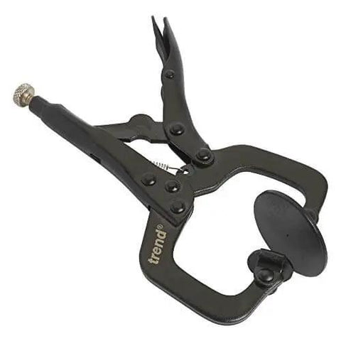 Pocket Hole Jig Face Clamp With Adjustable Pressure And Quick Release Lever for Tight Secure Two Piece Wood Joints Built For Pro Grade Precision And Durability Fits Up To 1.4 Inch Timber Thickness PH Clamp F6, black metal