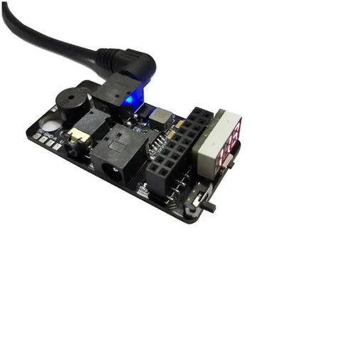5.8G Analog To Digital FPV Receiver Module Adapter Board With Voltage Alarm, showing connectors and LED, for DJI FPV Goggles