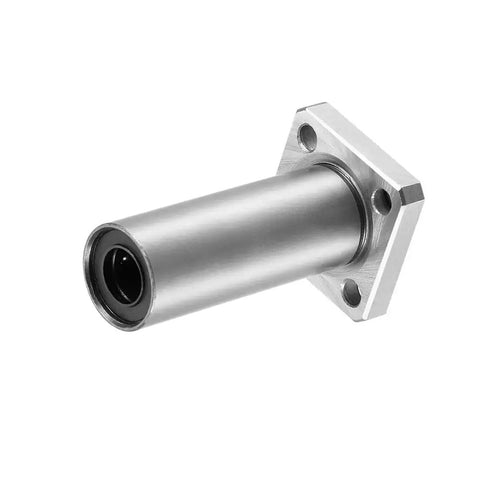 LMK12LUU 12mm Linear Ball Bearing With Square Flange Pack Of 2 Aluminum Housing 57mm Length 21mm Outer Diameter Low Friction High Rigidity