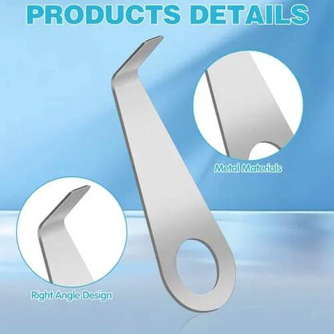 Right angle design of 2 Pack Doorbell Key Replacement Tools For All New Video Battery Doorbell 2024 Release with metal materials.