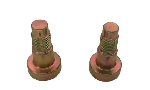 Set Of 2 Jeep Wrangler Seat Belt Upper Shoulder Harness Torx Bolts T50, 7/16-20 Threads displayed on white background.